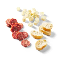 Hot Calabrese, Asiago Cheese Cubes, Crostini Crackers - 2.7oz - Good & Gather™