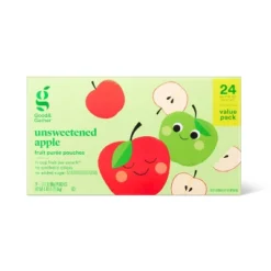 Unsweetened Apple Fruit Puree Pouches - 24ct - Good & Gather™ -Good & Gather GUEST d26dc820 1899 4816 870c eae3632af054