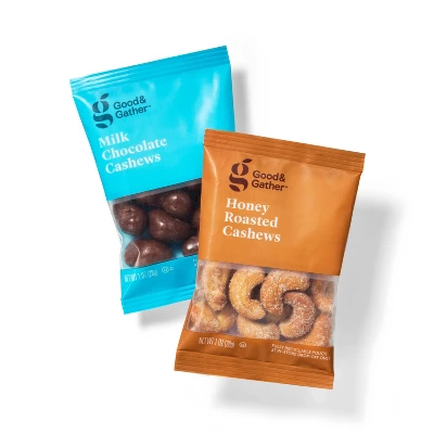 Honey Roasted Cashews & Milk Chocolate Cashews - 10oz/10ct - Good & Gather™ 4 Honey Roasted Cashews & Milk Chocolate Cashews - 10oz/10ct - Good & Gather™ - Image 2