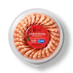 Peeled & Deveined Tail On Cooked Shrimp With Cocktail Sauce - Frozen - 16oz - Good & Gather™ -Good & Gather GUEST d3fab9a7 4d74 4136 95ed 9bebbfca4cbd