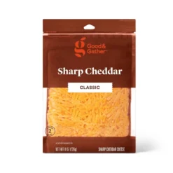 Shredded Sharp Cheddar Cheese - 8oz - Good & Gather™ 9 Shredded Sharp Cheddar Cheese - 8oz - Good & Gather™ -Good & Gather GUEST d513a079 219b 4a93 8ce8 42ebac929a42