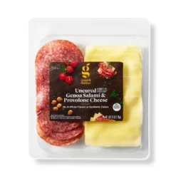 Uncured Genoa Salami And Provolone Cheese Tray - 6oz - Good & Gather™ 7 Uncured Genoa Salami And Provolone Cheese Tray - 6oz - Good & Gather™ -Good & Gather GUEST d57fc41b 053e 457c b30f 6d30c8937a1b