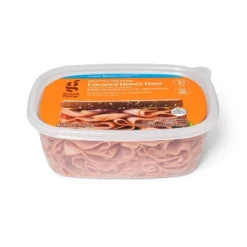 Lower Sodium Uncured Honey Ham Ultra-Thin Deli Slices - 16oz - Good & Gatherâ„¢