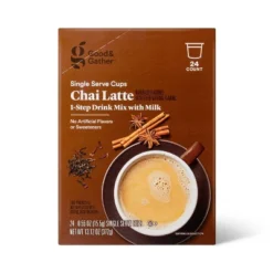 Chai Latte Medium Roast Naturally Flavored With Other Natural Flavors Single Serve Cups - 13.12oz - Good & Gather™ -Good & Gather GUEST d7688f77 6464 4dcf 8f92 c60575b6ca5a