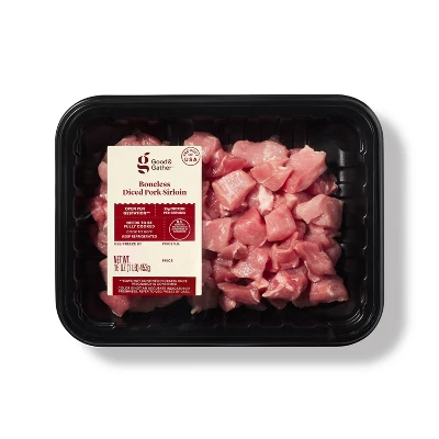 Boneless Diced Pork Sirloin - 1lb - Good & Gather™ 5 Boneless Diced Pork Sirloin - 1lb - Good & Gather™ - Image 3