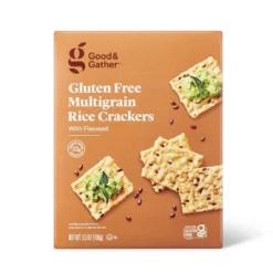 Gluten Free Multi-grain With Flax Rice Crackers - 3.5oz - Good & Gather™ 9 Gluten Free Multi-grain With Flax Rice Crackers - 3.5oz - Good & Gather™ -Good & Gather GUEST d94896b1 b902 4398 b1bb e6c952f5715a
