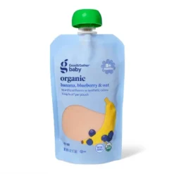 Organic Banana Blueberry Oat Baby Food Pouch - 4oz - Good & Gather™ -Good & Gather GUEST dd0c7b90 152b 4c55 b225 c6289cf36739