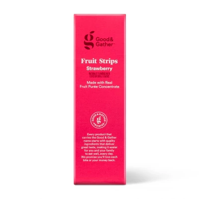 Strawberry Fruit Strips - 25ct/12.5oz - Good & Gather™ 4 Strawberry Fruit Strips - 25ct/12.5oz - Good & Gather™ - Image 2