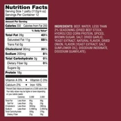 Steakhouse Seasoned Beef Burger Patties - Frozen - 48oz/12ct - Good & Gatherâ„¢