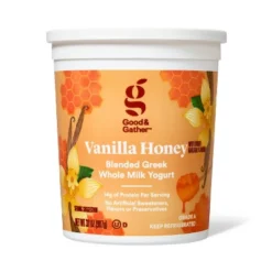 Vanilla Greek Yogurt - 32oz - Good & Gather™ 15 Vanilla Greek Yogurt - 32oz - Good & Gather™ -Good & Gather GUEST e2ac5308 4898 4cca 8736 a15709a4909a