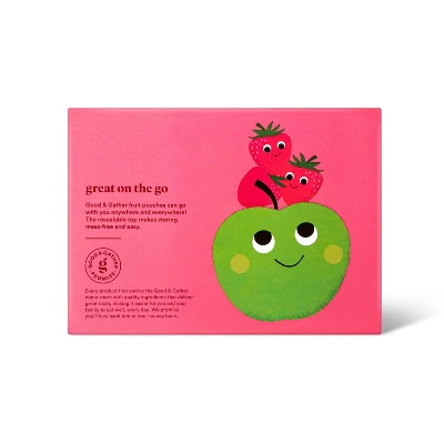Applesauce Pouches Strawberry - 12ct - Good & Gather™ 5 Applesauce Pouches Strawberry - 12ct - Good & Gather™ - Image 3