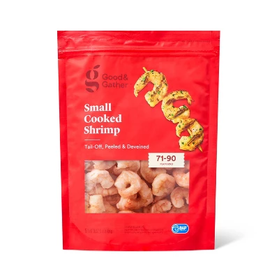 Small Tail Off Peeled & Deveined Cooked Shrimp - Frozen - 71-90ct/16oz - Good & Gather™ 6 Small Tail Off Peeled & Deveined Cooked Shrimp - Frozen - 71-90ct/16oz - Good & Gather™ - Image 4
