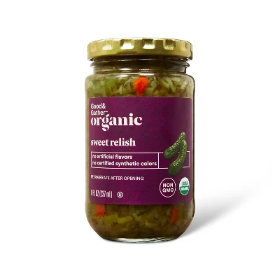 Organic Sweet Relish - 8oz - Good & Gather™ 5 Organic Sweet Relish - 8oz - Good & Gather™ - Image 3