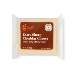 Extra Sharp Cheddar Cheese - 7oz - Good & Gather™ -Good & Gather GUEST ee63cd82 6182 4e9e 9ff4 5c7928c1aaeb