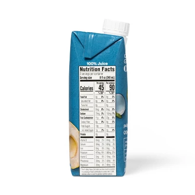 Organic Original Coconut Water - 500ml Carton - Good & Gather™ 4 Organic Original Coconut Water - 500ml Carton - Good & Gather™ - Image 2