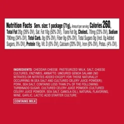 Uncured Genoa Salami And Cheddar Cheese Snacker - 2.5oz - Good & Gather™ -Good & Gather GUEST f7ece2f1 fce4 478a 8f59 c154b07e7a90