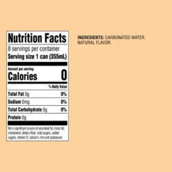 Ginger Peach Sparkling Water - 8pk/12 Fl Oz Cans - Good & Gather™ -Good & Gather GUEST f8984bb9 794f 463d 8e68 d450fe0eb760