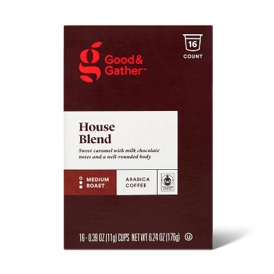 House Blend Medium Roast Coffee - 16ct Single Serve Pods - Good & Gather™ 5 House Blend Medium Roast Coffee - 16ct Single Serve Pods - Good & Gather™ - Image 3