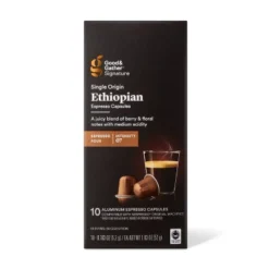 Single Origin Ethiopian Espresso Capsules - Good & Gather™ - 1.83oz/10ct -Good & Gather GUEST fa703ba0 3de3 4603 afbf 365d76e49d3b