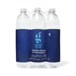 Alkaline Water And Electrolytes - 6pk/1L Bottles - Good & Gather™ -Good & Gather GUEST fa983bf6 4e89 47b4 9eff 3dfd3a3acc54