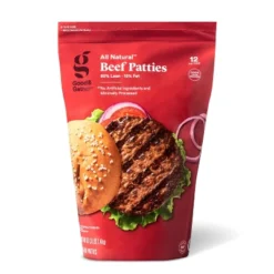 85/15 All Natural Beef Burger Patties - Frozen - 48oz/12ct - Good & Gather™ -Good & Gather GUEST fba67d35 232b 4768 a235 3c7219e3a134