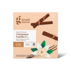 Naturally Flavored Cinnamon Vanilla Light Roast Coffee - 16ct Single Serve Pods - Good & Gather™ 9 Naturally Flavored Cinnamon Vanilla Light Roast Coffee - 16ct Single Serve Pods - Good & Gather™ -Good & Gather GUEST fc61b7d1 fe95 46bc 89aa 81cc83f7ef53