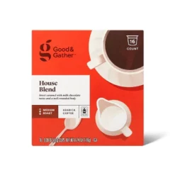 House Blend Medium Roast Coffee - 16ct Single Serve Pods - Good & Gather™ 9 House Blend Medium Roast Coffee - 16ct Single Serve Pods - Good & Gather™ -Good & Gather GUEST fddfc957 0bdc 401d 944f 11838b835009