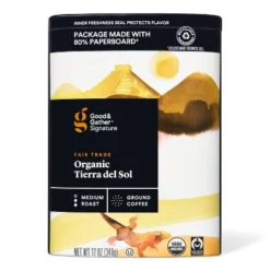 Signature Organic Tierra Del Sol Medium Roast Ground Coffee - 12oz - Good & Gather™ -Good & Gather GUEST fe2c87a4 6364 45f1 8118 c55232fae18c