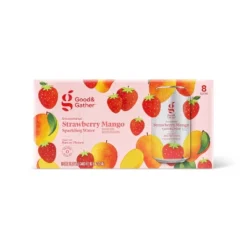 Strawberry Mango Sparkling Water - 8pk/12 Fl Oz Cans - Good & Gather™ 11 Strawberry Mango Sparkling Water - 8pk/12 Fl Oz Cans - Good & Gather™ -Good & Gather GUEST fe4c5223 9631 4315 ac37 f4757554a06b