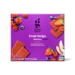 Wild Berry Fruit Strips - 12.5oz/25ct - Good & Gather™ 7 Wild Berry Fruit Strips - 12.5oz/25ct - Good & Gather™ -Good & Gather GUEST ff5f003f 1d9e 4792 9c15 f89df307202e