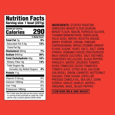 Frozen Stuffed Mini Rigatoni In A Marinara Sauce -with Hidden Vegetables - 8oz - Good & Gather™ 5 Frozen Stuffed Mini Rigatoni In A Marinara Sauce -with Hidden Vegetables - 8oz - Good & Gather™ - Image 3